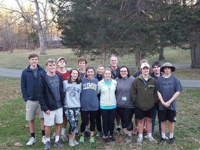 High School Winter Retreat group of high school students going on retreat