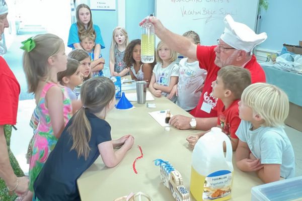 Children's VBS classes learning and spiritual growth at First Presbyterian Church ynchburg va