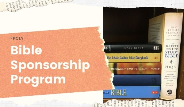 Bible Sponsorship Program