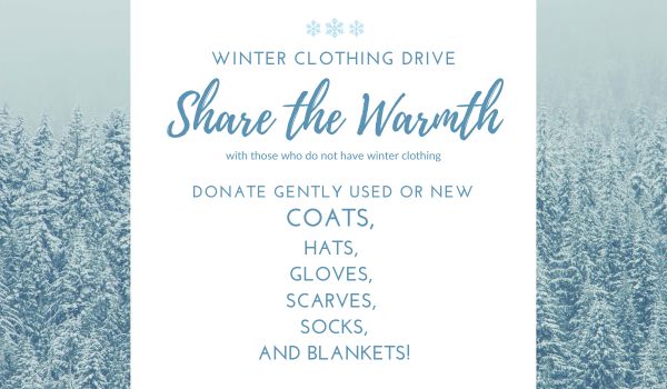 Share the Warmth Winter Clothing Drive