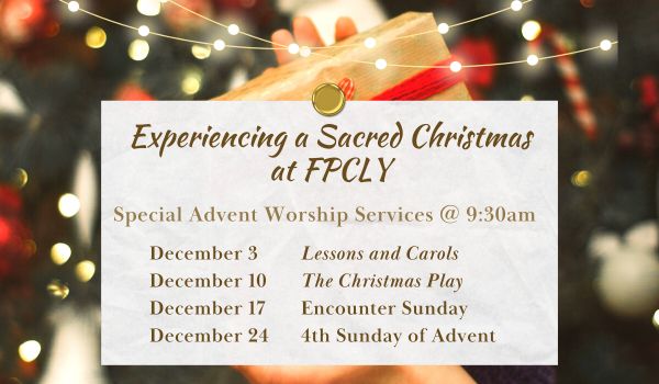 Experiencing a Sacred Christmas Sermon Series